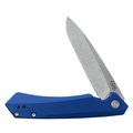 Case Cutlery Knife, Case Blue Anodized Aluminum Kinzua with Spear S35VN Blade 64660